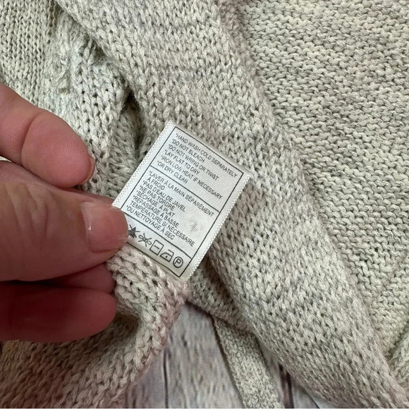 cupcakes and cashmere long duster sweater cardigan belted waist sz small boho - Picture 8 of 8